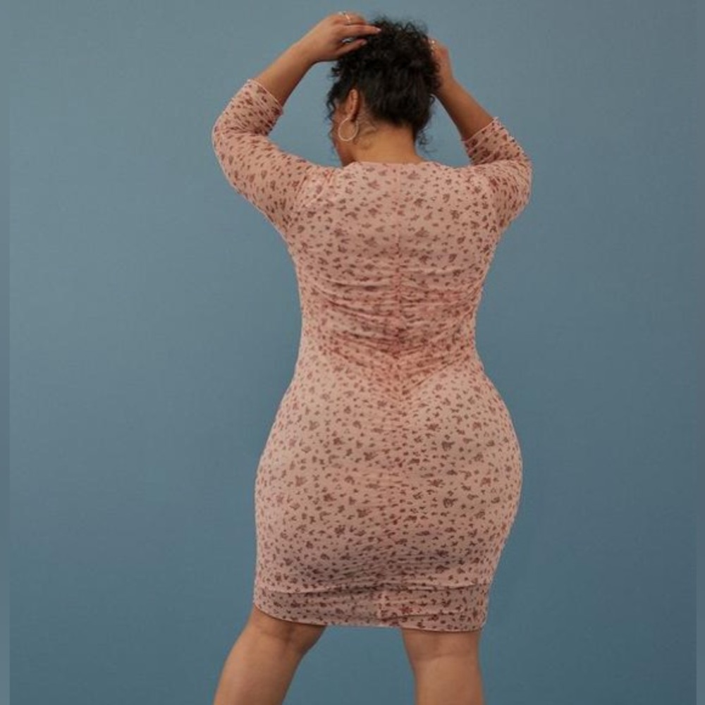 Torrid Festi Mini Mesh Bodycon Dress - Picture 3 of 8